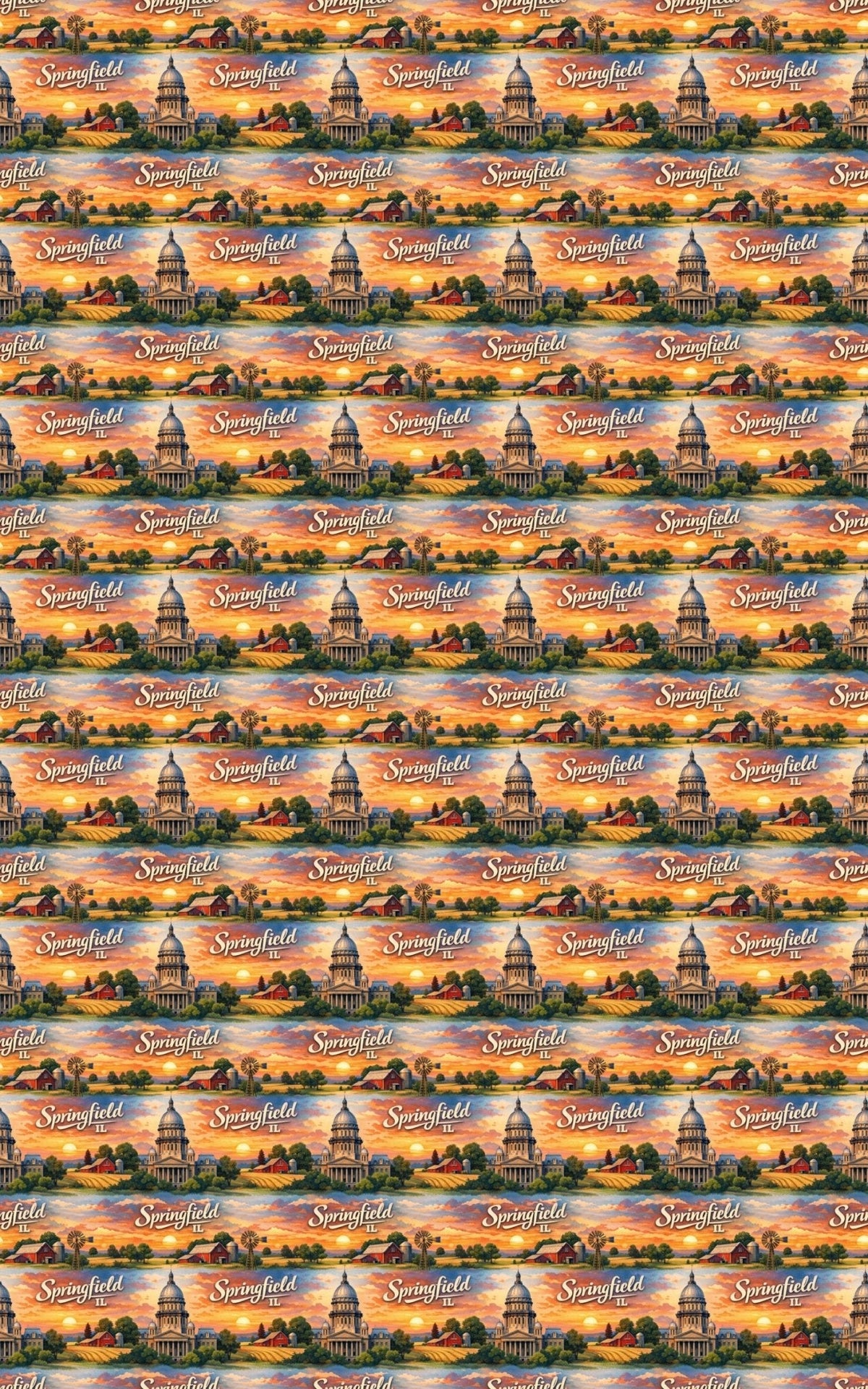 Springfield Il Lincoln Legacy Wrapping Paper