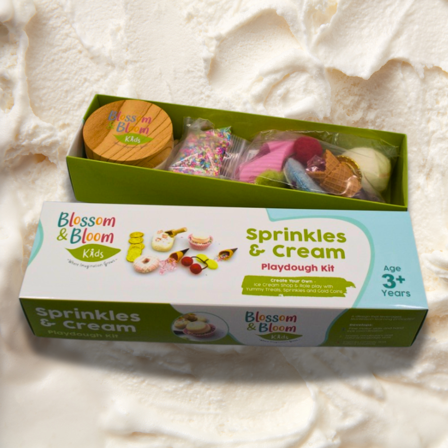 Sprinkles & Cream, Ice Cream Shop Playdough Kit