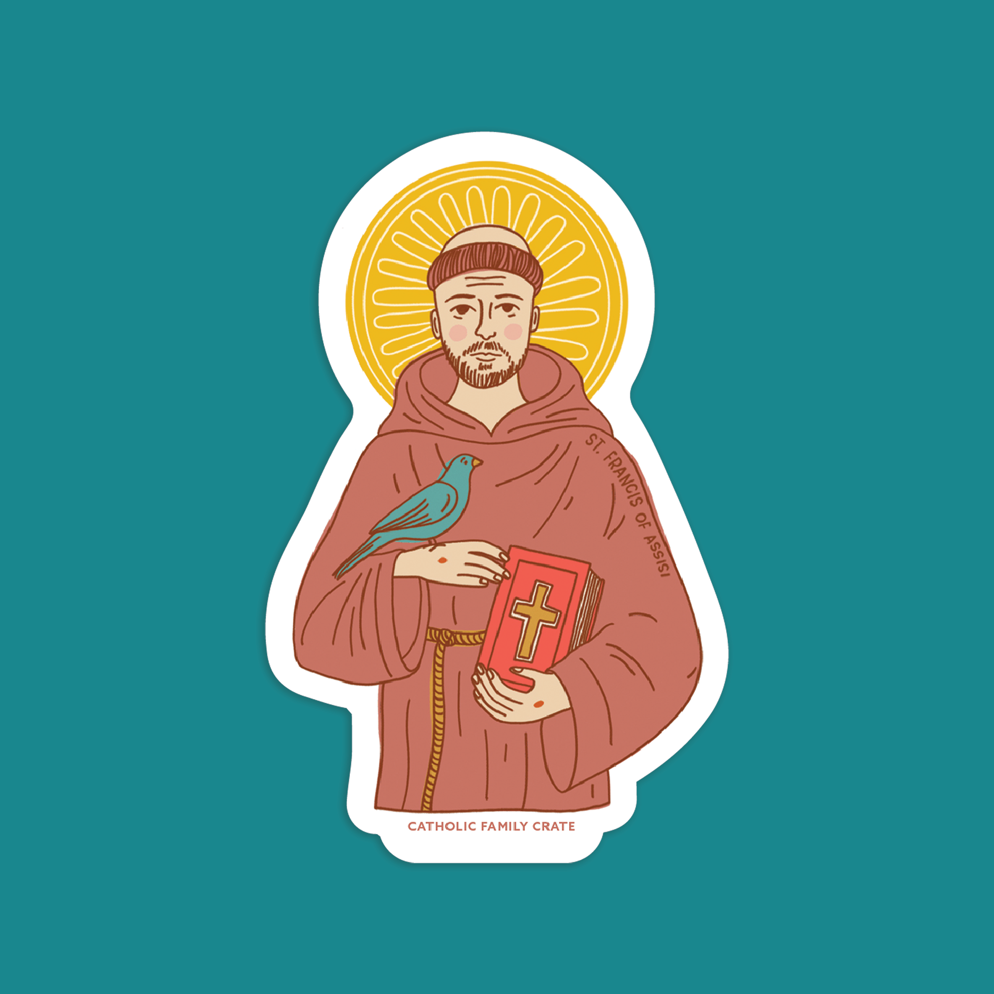 Saint Francis Of Assisi Sticker