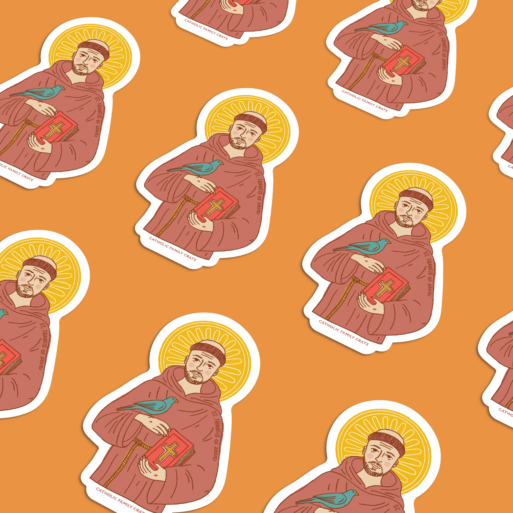 Saint Francis Of Assisi Sticker