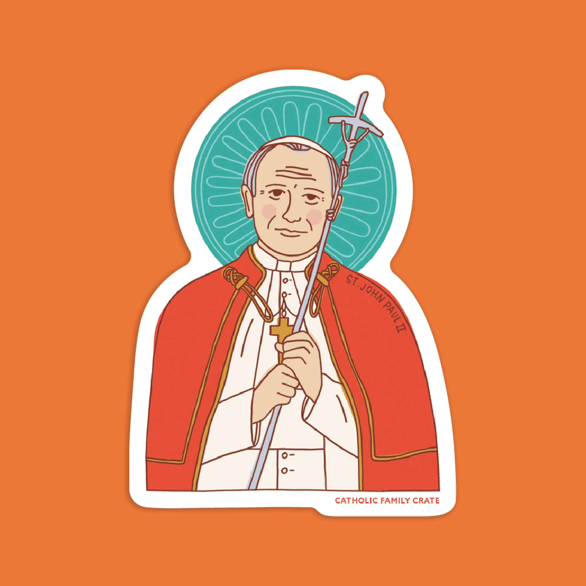 Saint John Paul Ii Sticker