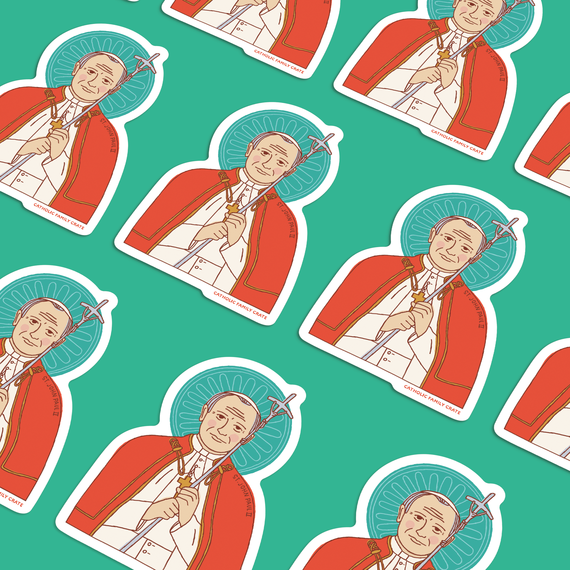 Saint John Paul Ii Sticker