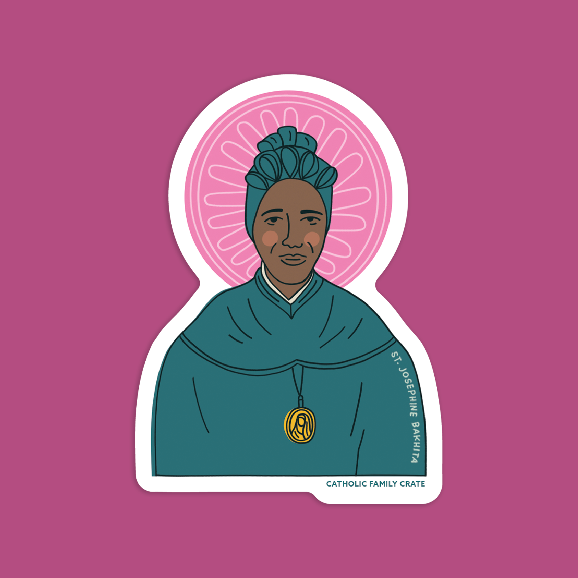 Saint Josephine Bakhita Sticker