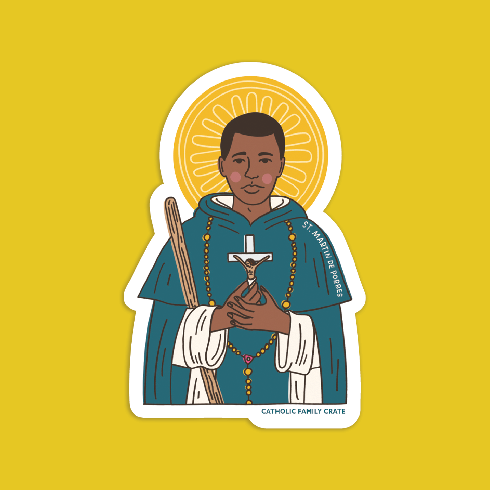 Saint Martin De Porres Sticker