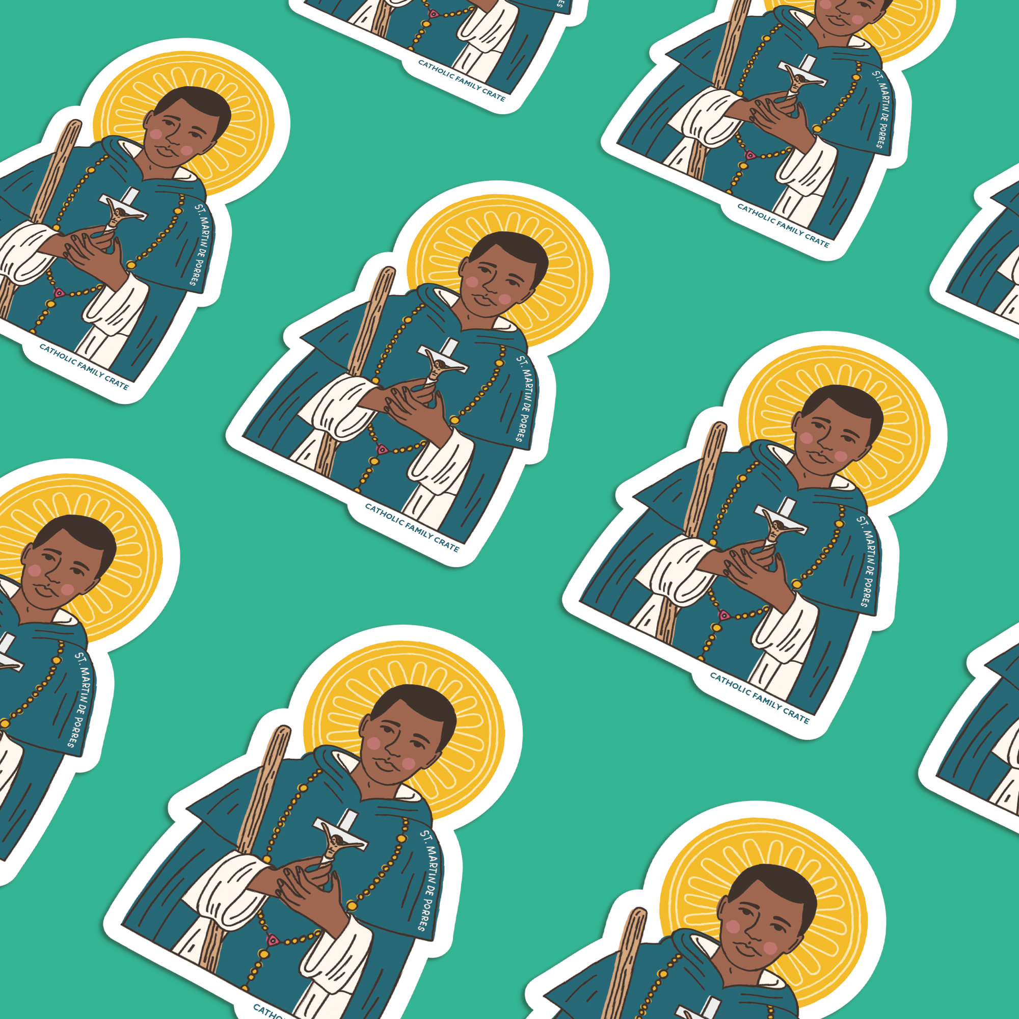 Saint Martin De Porres Sticker