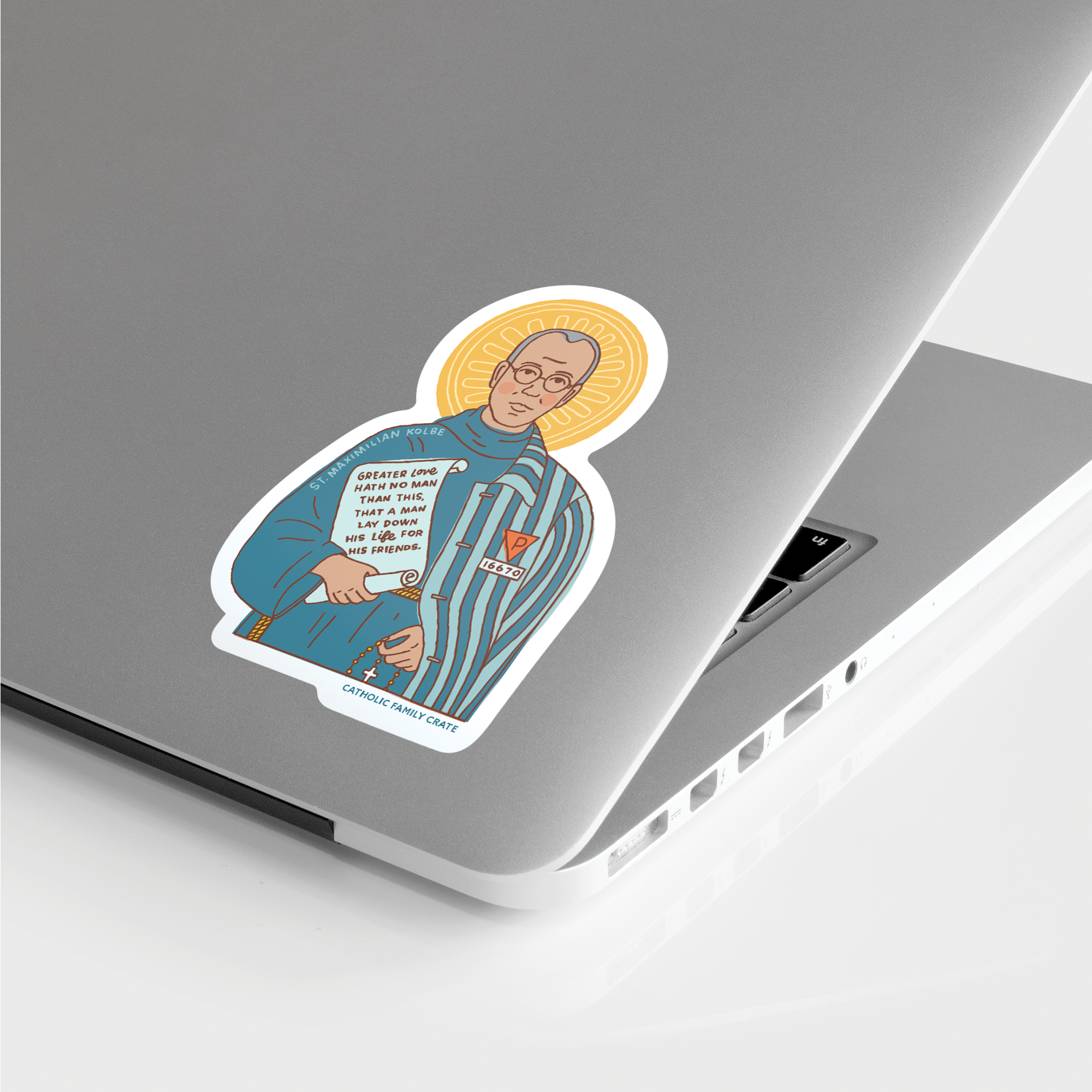 Saint Maximilian Kolbe Sticker