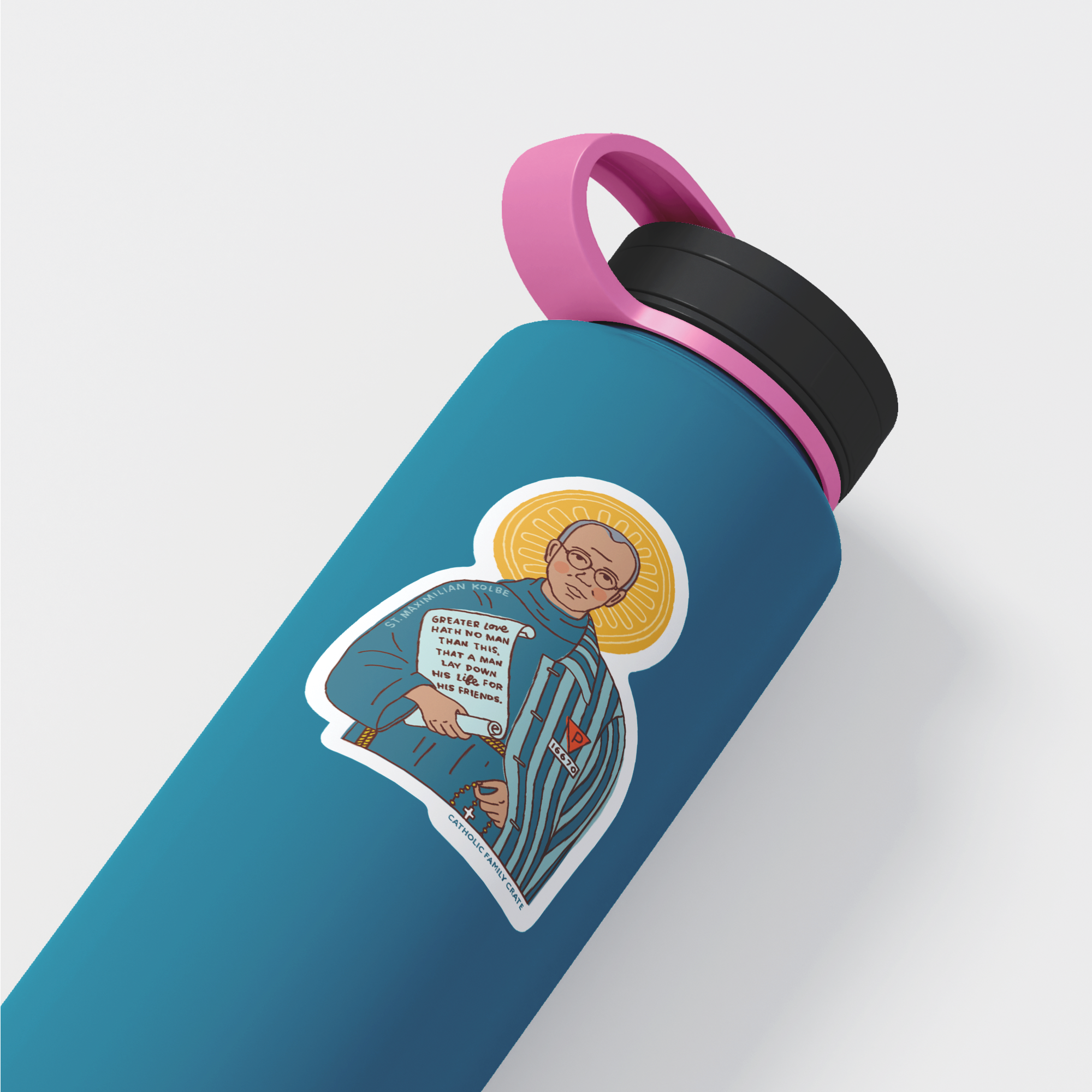 Saint Maximilian Kolbe Sticker