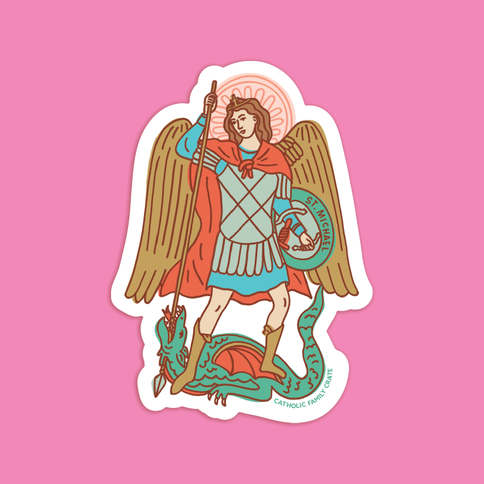 Saint Michael The Archangel Sticker