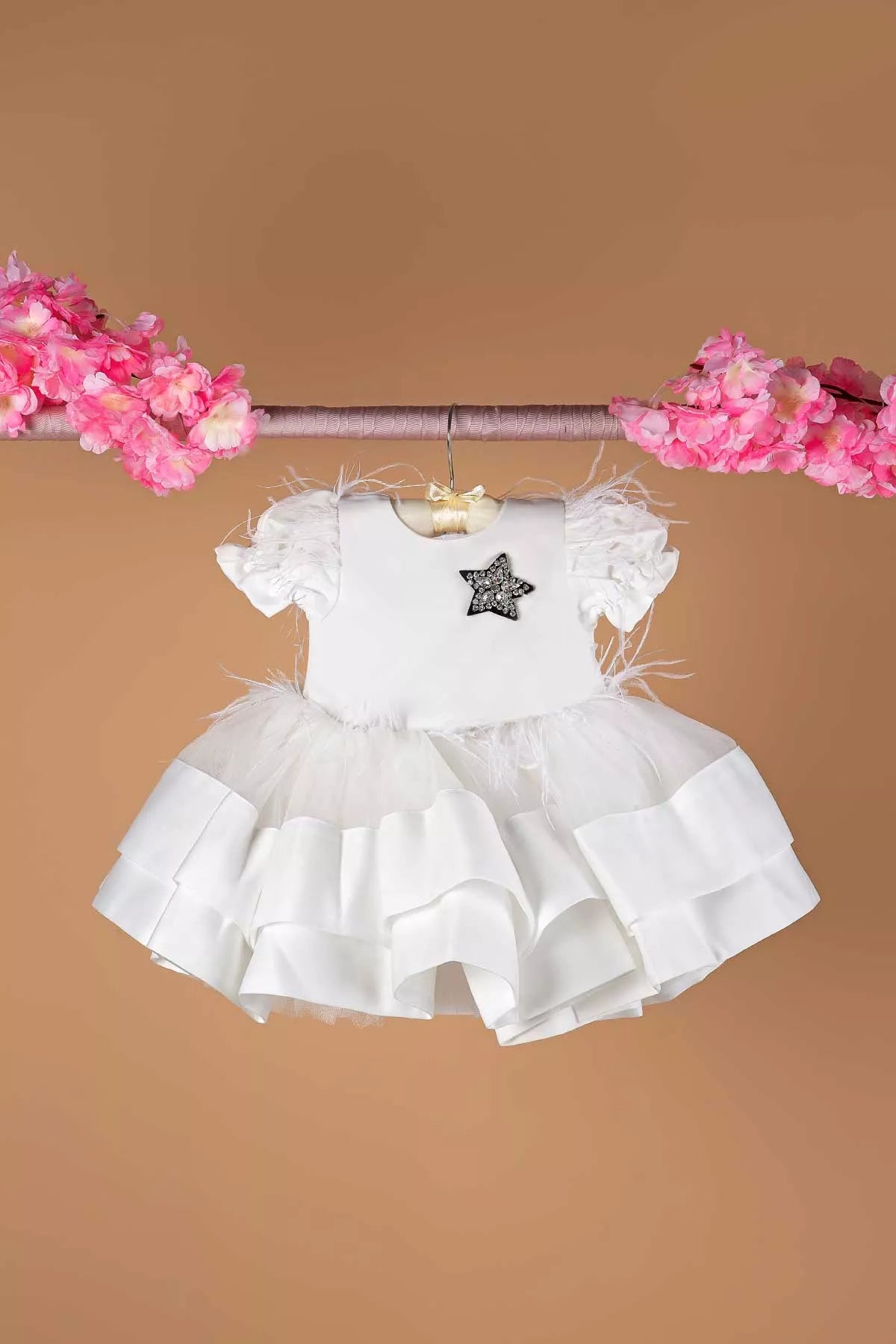 Star White Baby Dress