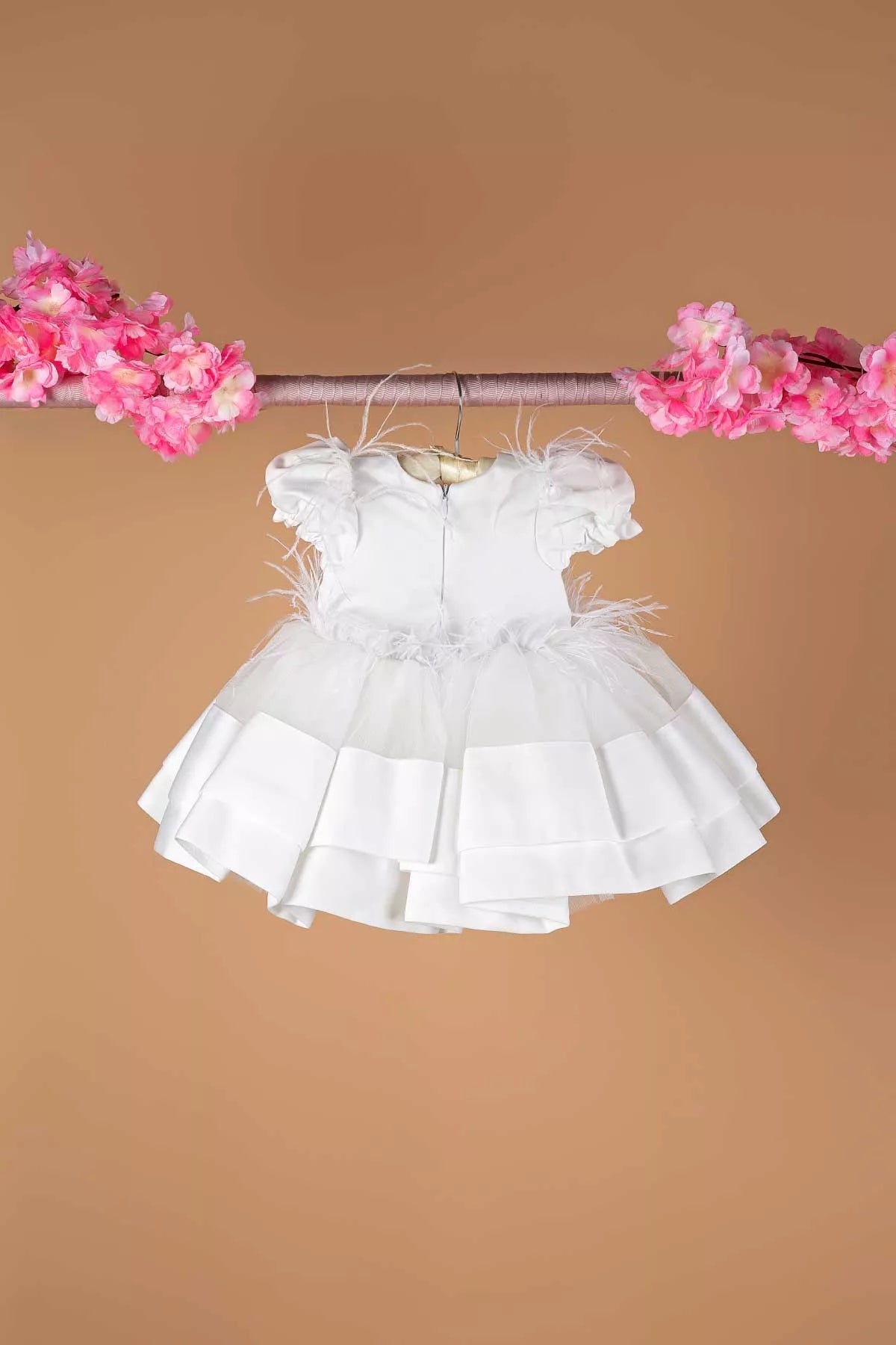 Star White Baby Dress Set