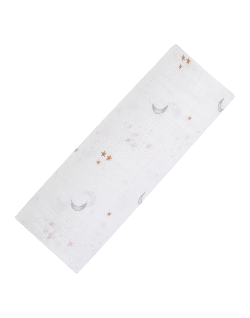 ORGANIC SWADDLE - STAR & MOON