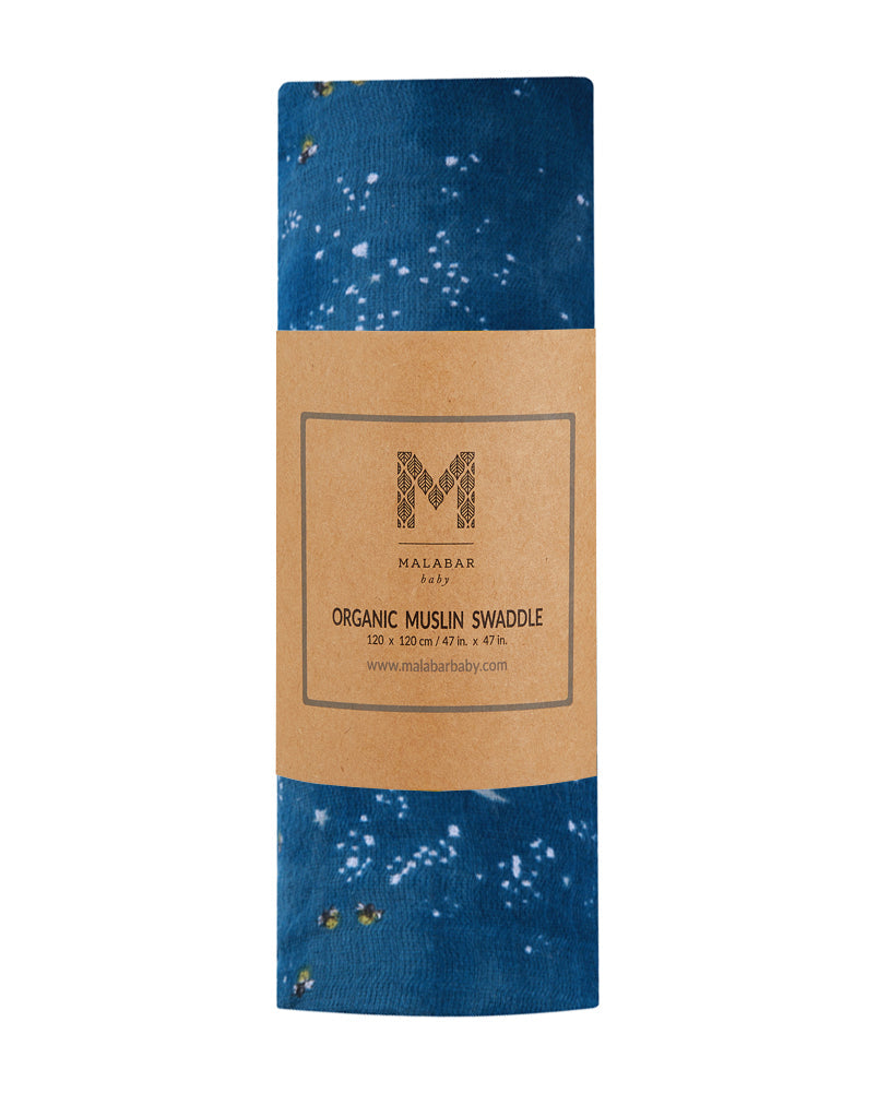 ORGANIC SWADDLE - STARRY NIGHT