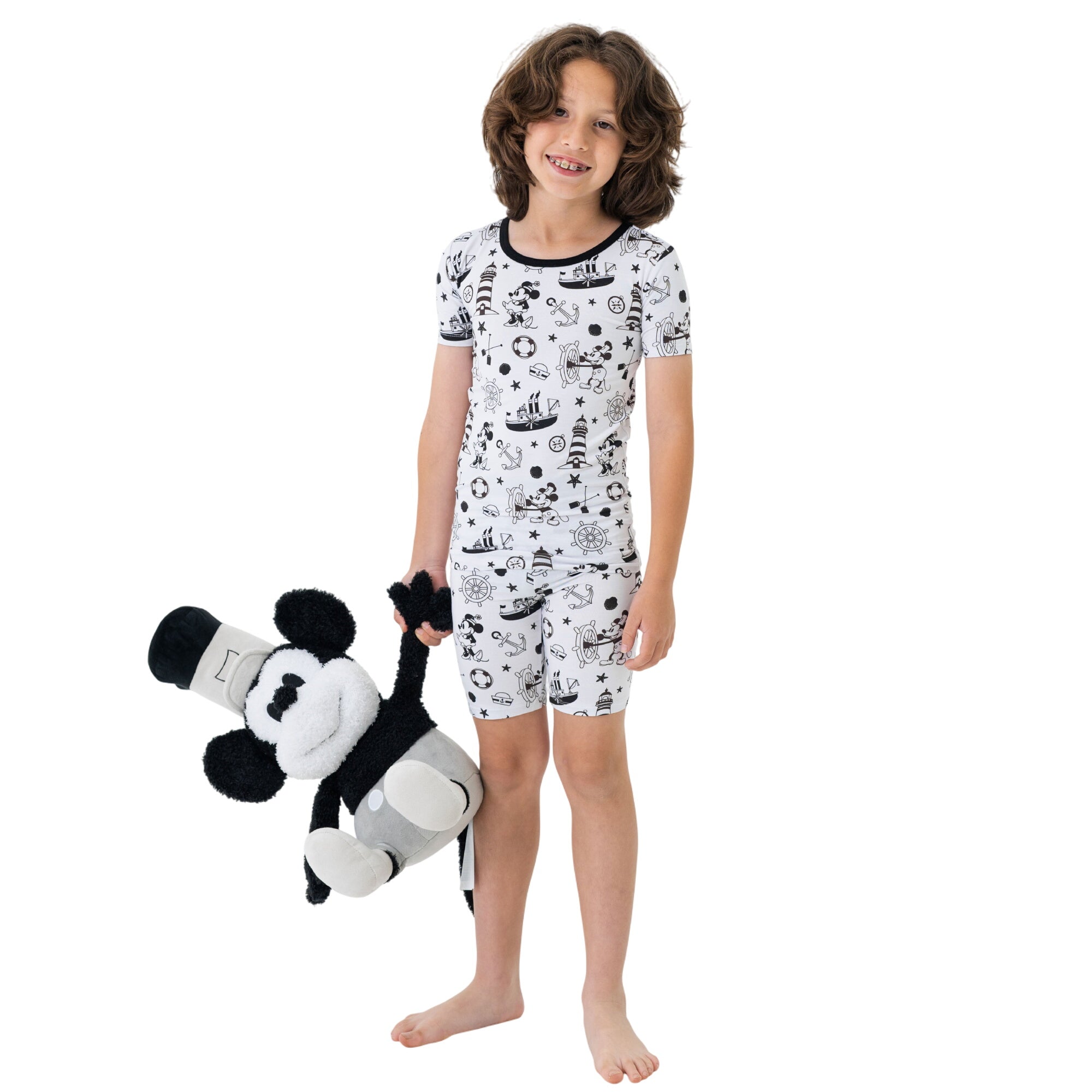Steamboat Willie Short Sleeve Pajamas