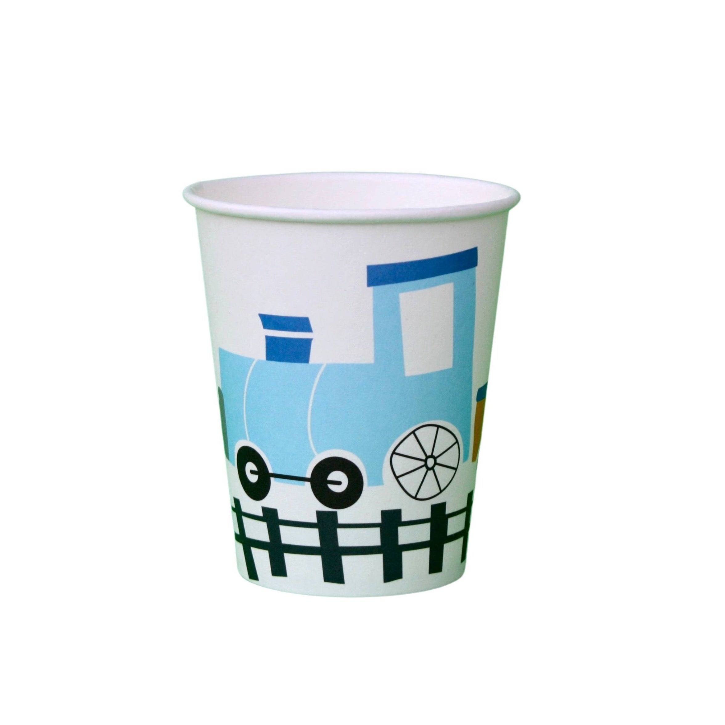 Steam Train Cups (set Of 8)