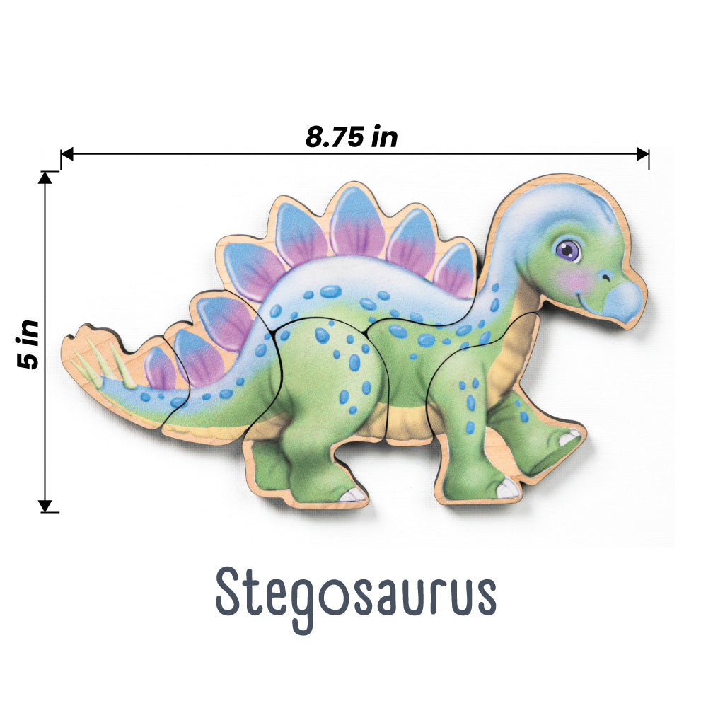 Choose Your Favorite Dinosaur Magnetic Wooden Puzzles | Made In The Usa 🇺🇸