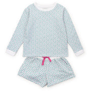 Stella Girls' Sweatshirt Short Set Holly Holiday