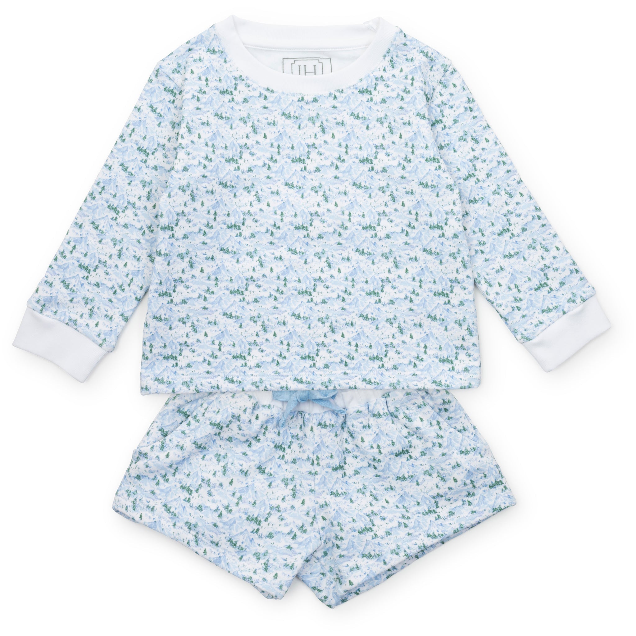 Stella Girls' Sweatshirt Short Set Snowcapped Mountains