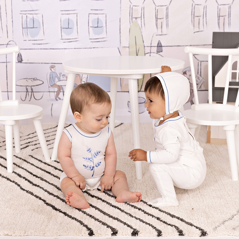 Stem Stitch Layette Set