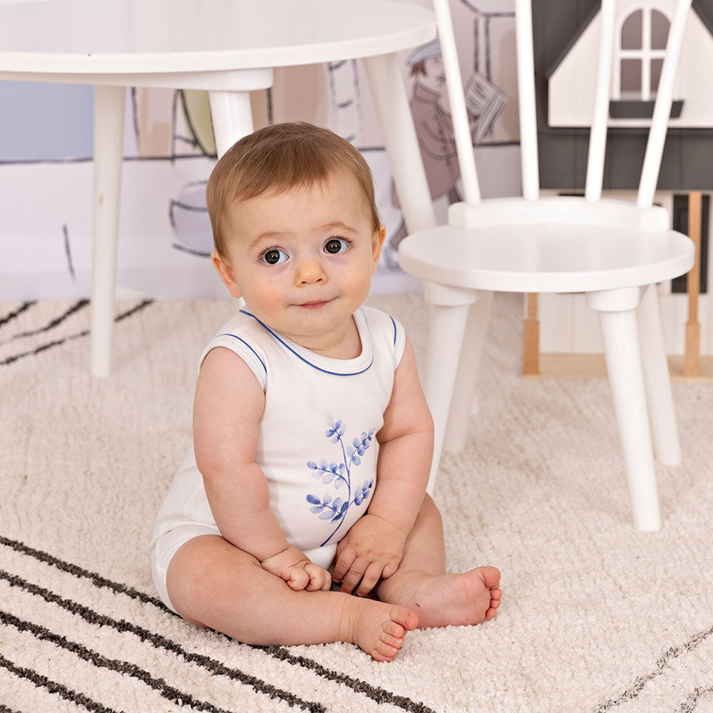 Stem Stitch Boys Romper