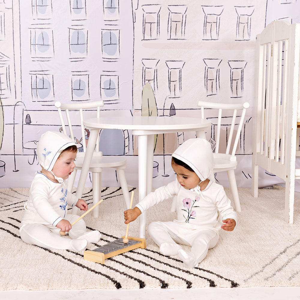 Stem Stitch Layette Set