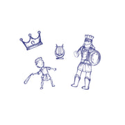 David & Goliath Stickers 4 Pack