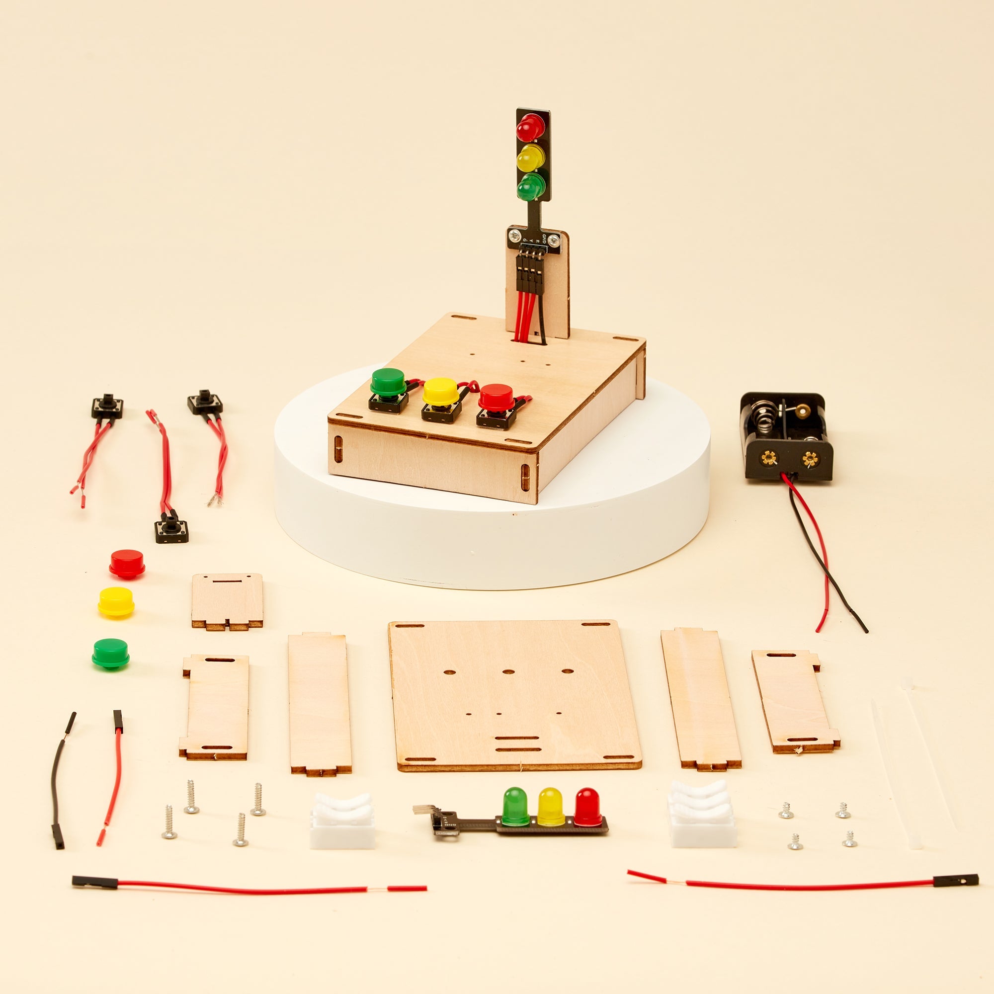 Traffic Lights Diy Kit, Educational Stem Toy