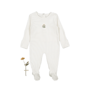 The Embroidered Romper - Zara  Pink