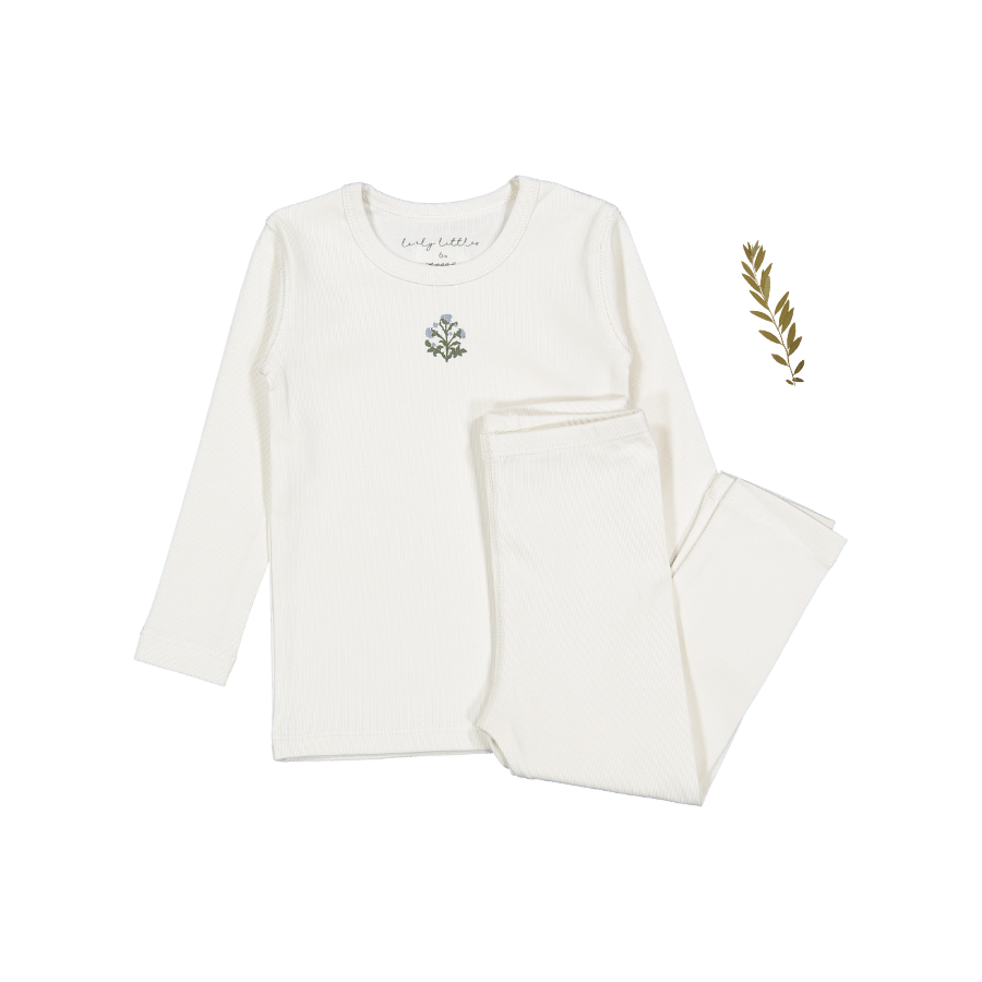 The Embroidered Set - Zara Blue