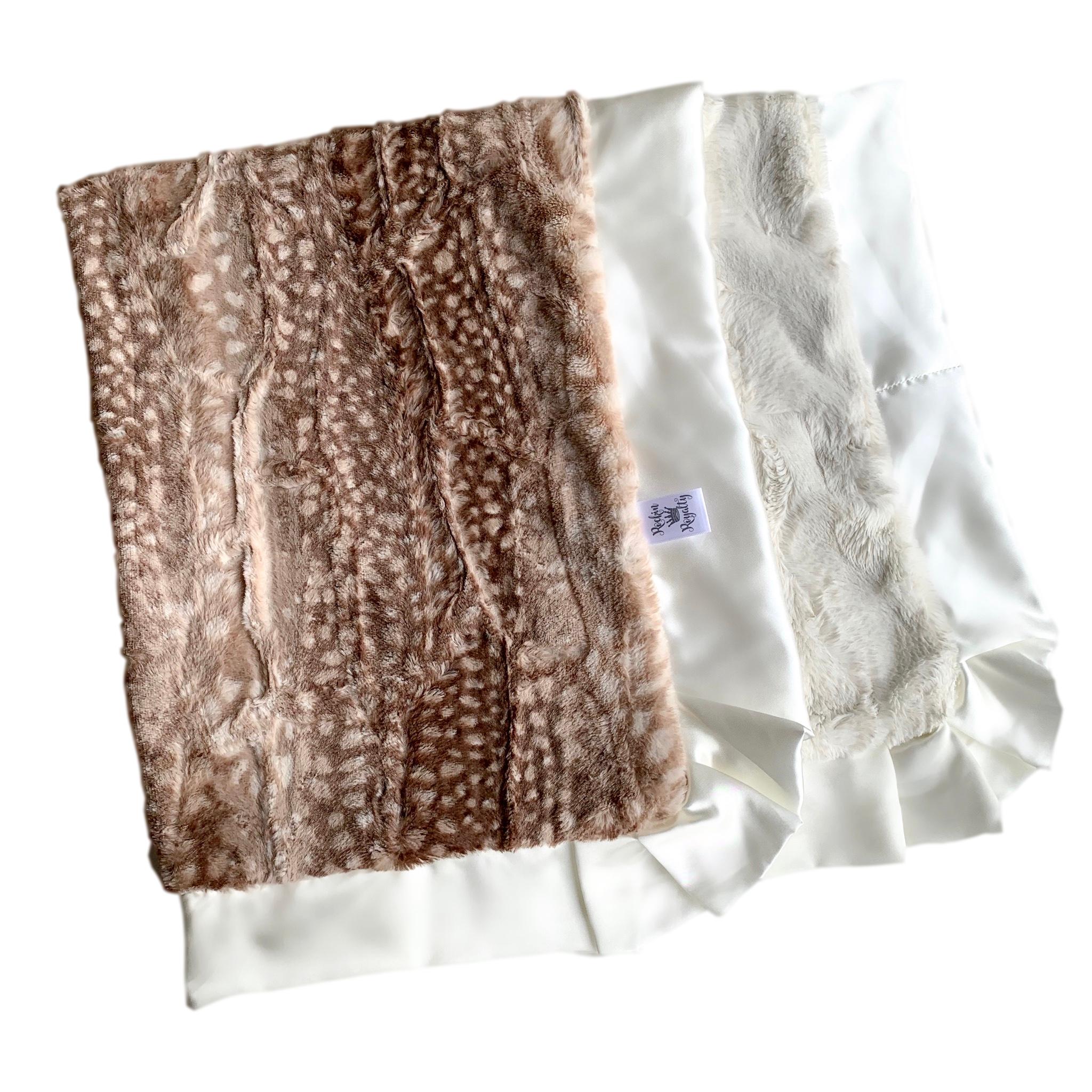 Fawn Ivory Straight | Luxe Cuddle Blanket