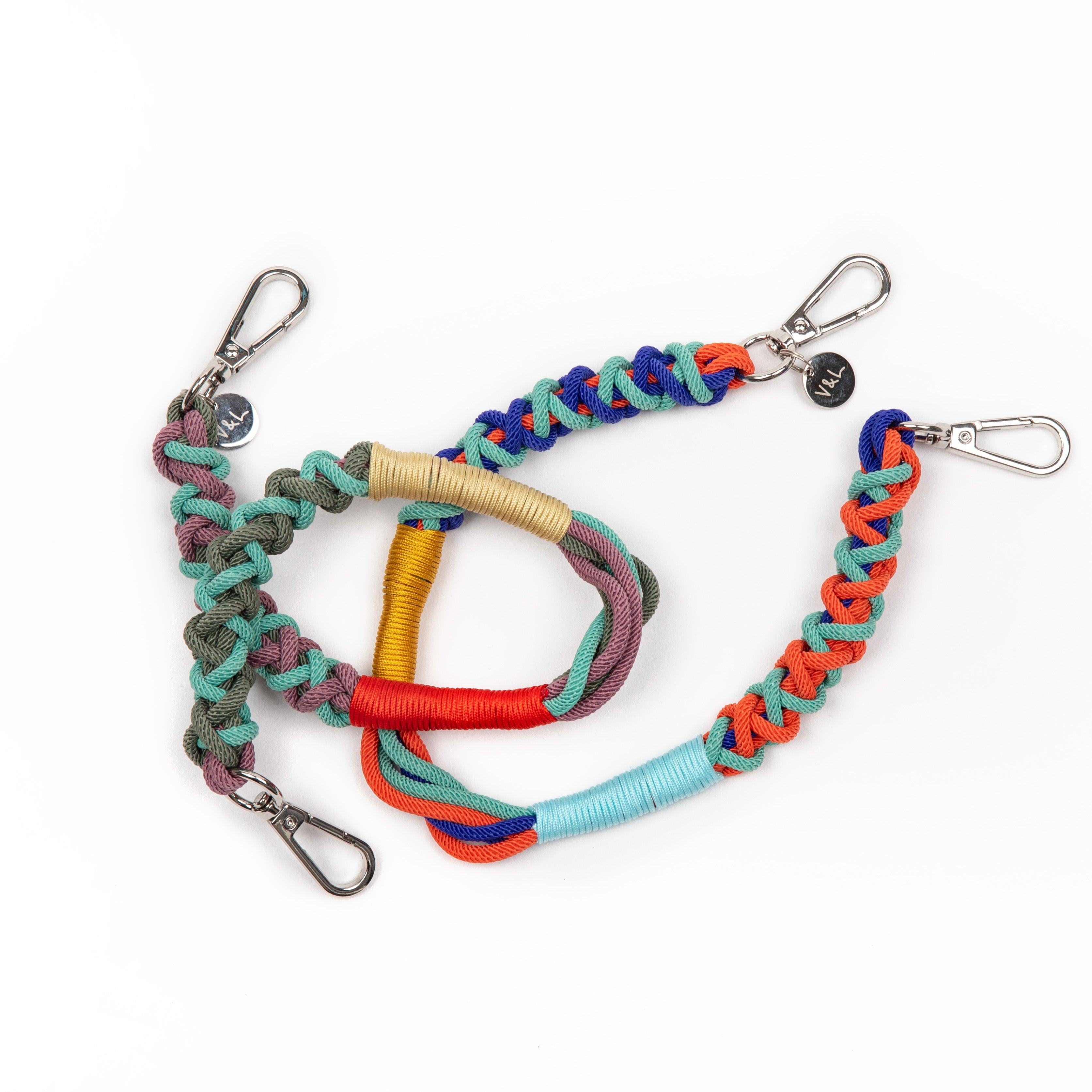 Kara Rope 18" Charm Strap Fire/sand