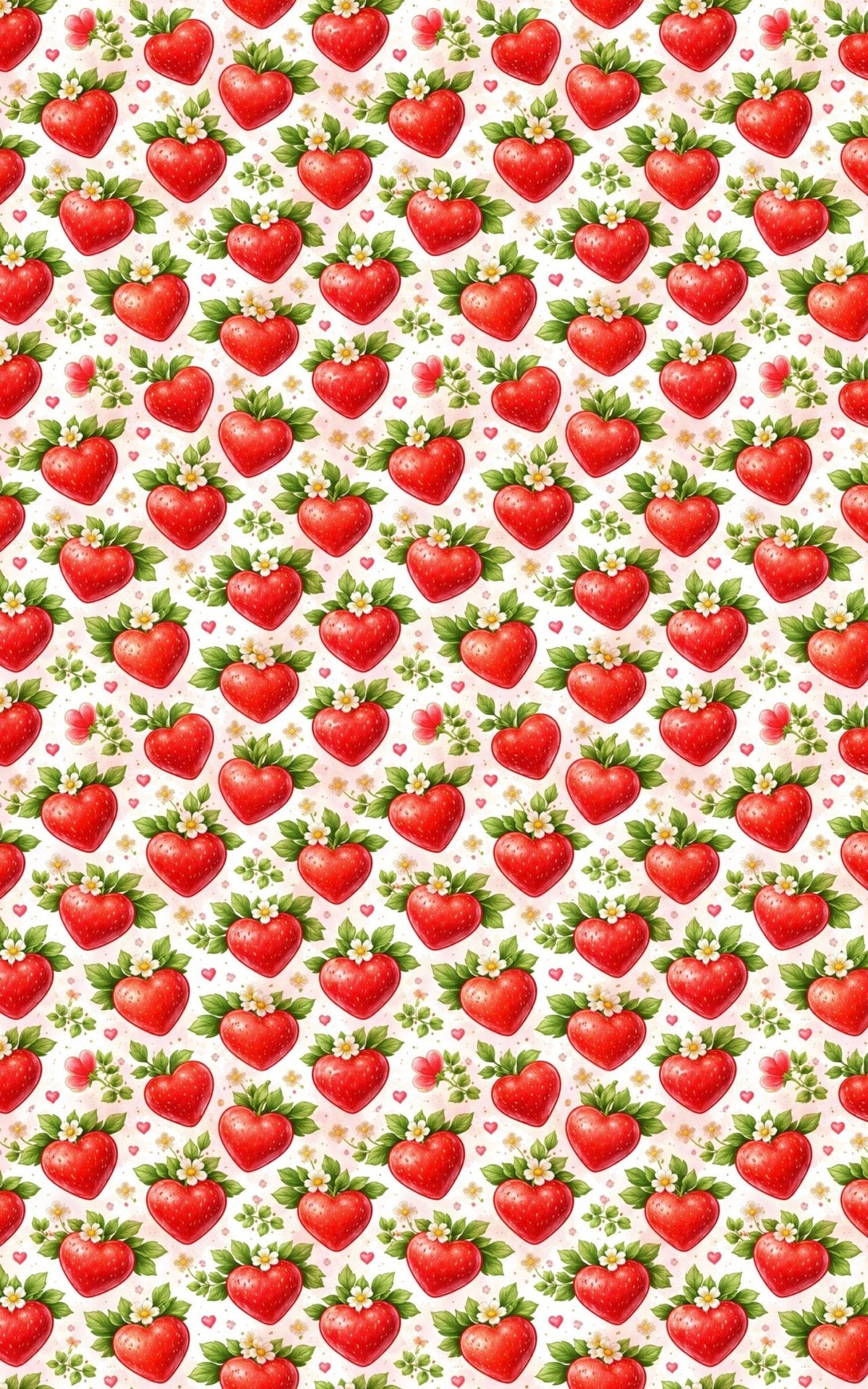 Strawberry Sweethearts Wrapping Paper