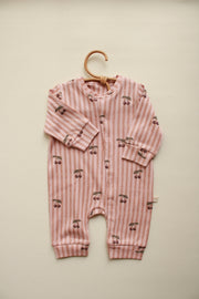 Cherry Striped Onesie