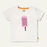 Recycled Cotton Pink Ice Pop Baby T-shirt