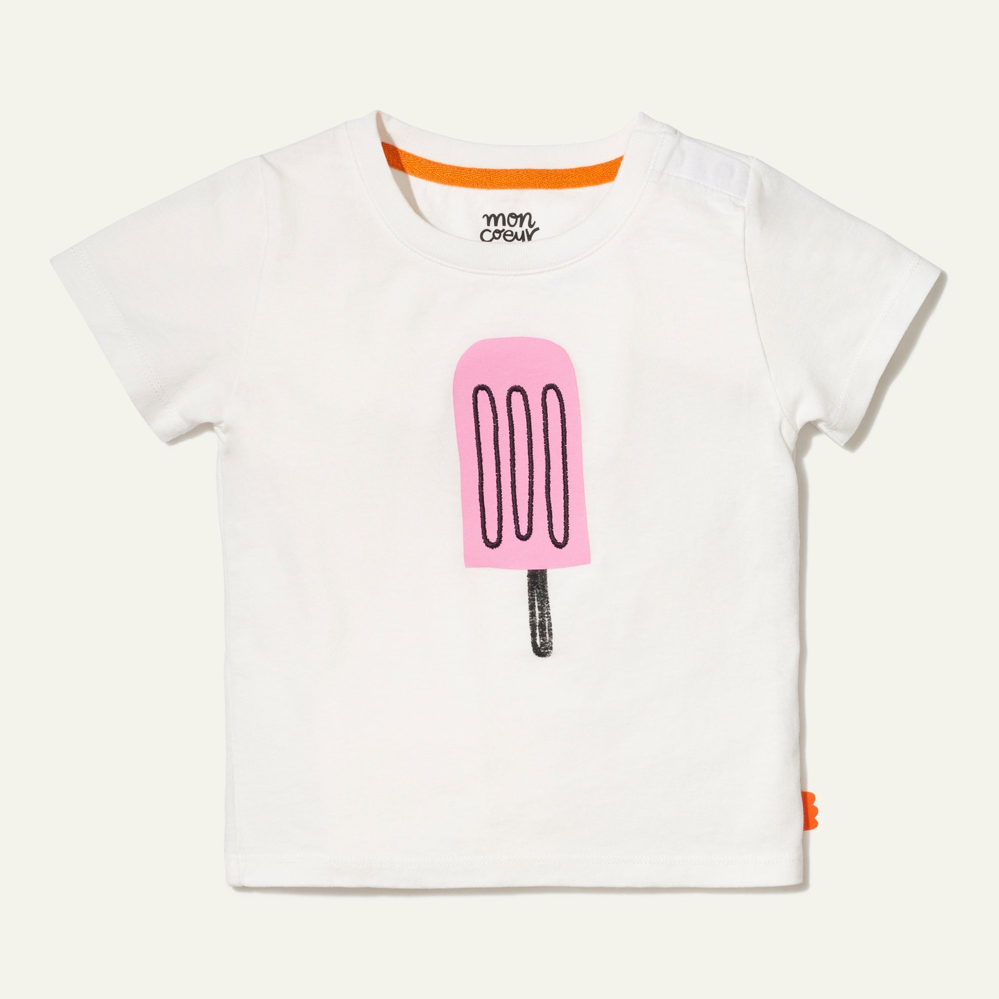 Recycled Cotton Pink Ice Pop Kid T-shirt
