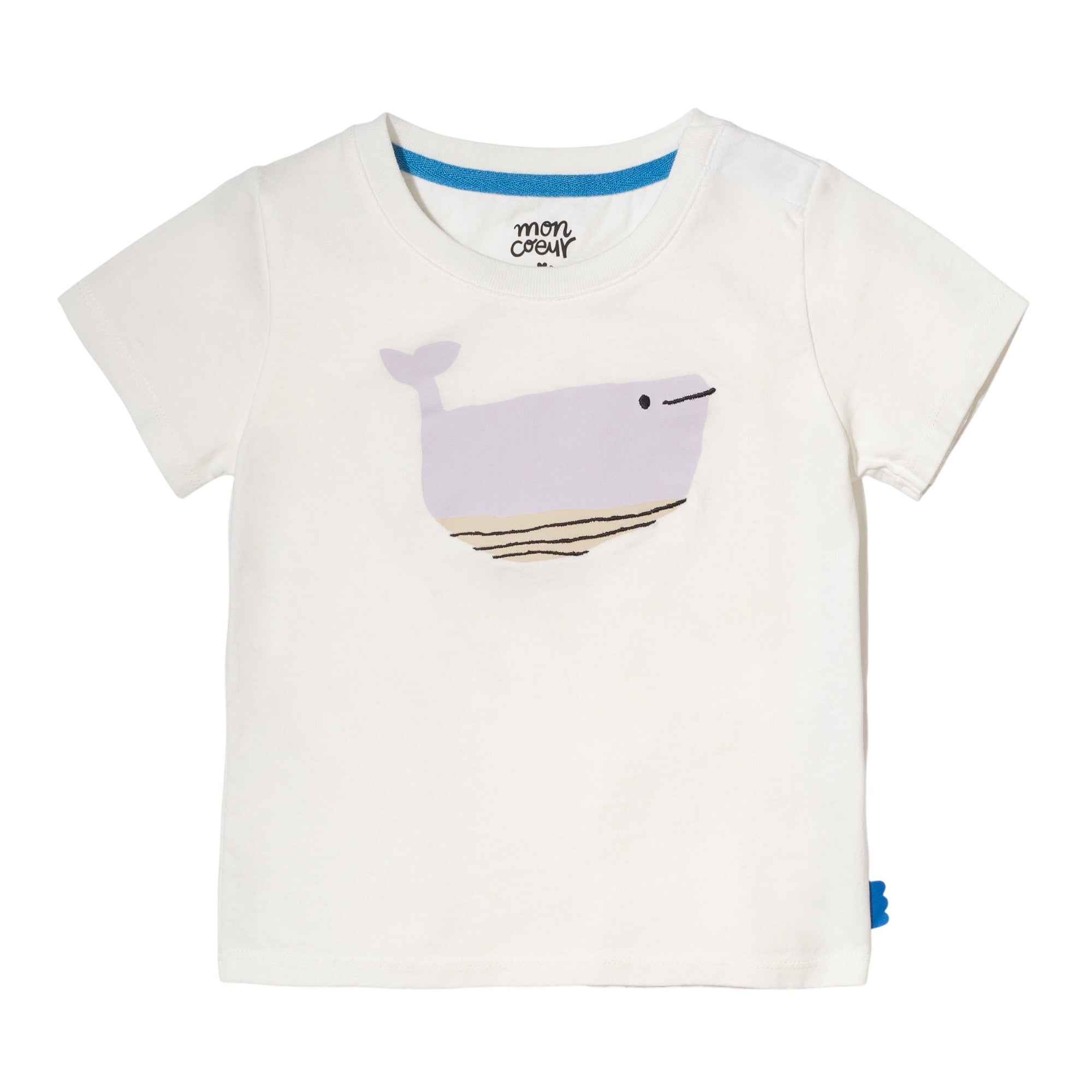 Recycled Cotton Whale Baby T-shirt