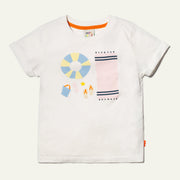 Recycled Cotton Pink Beach Party Kid T-shirt
