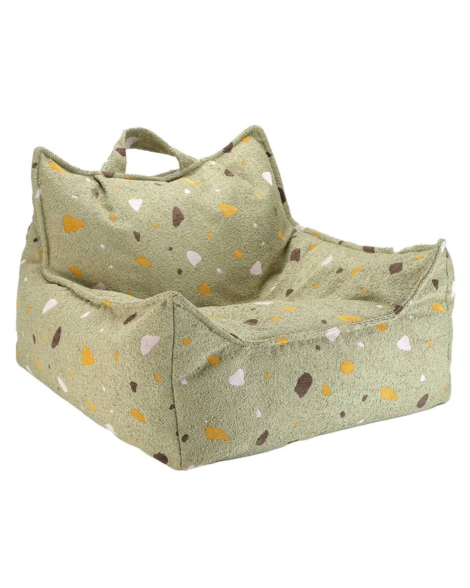 Terrazzo Moss Beanbag Chair Extra Cover