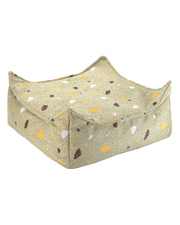 Terrazzo Moss Square Ottoman