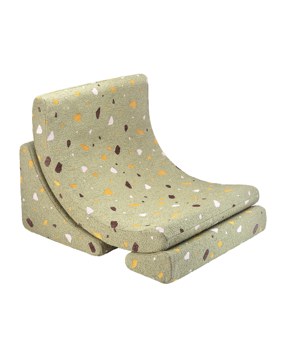 Terrazzo Moss Moon Chair