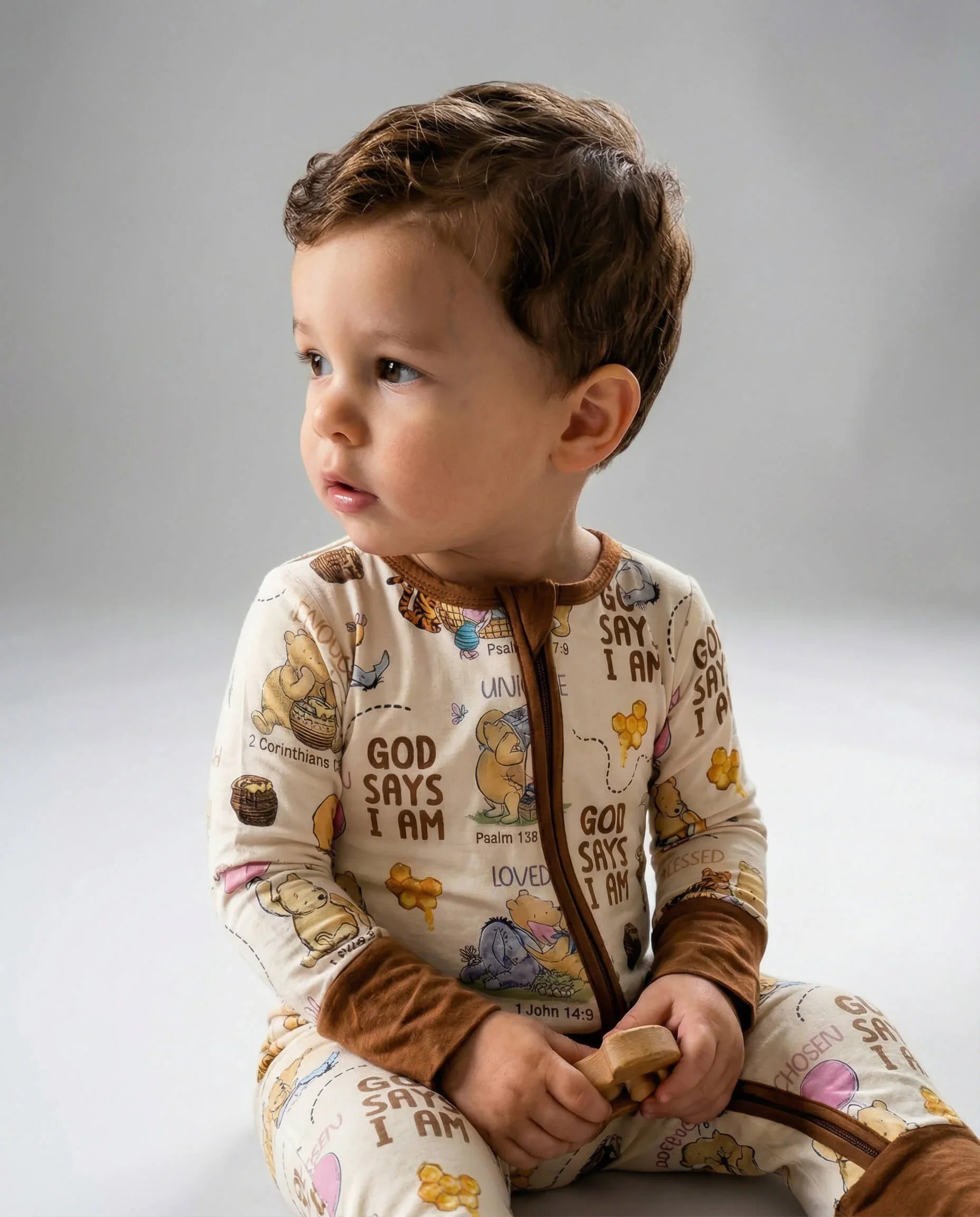 God Says I Am – Little Blessings Bamboo Convertible Zippy