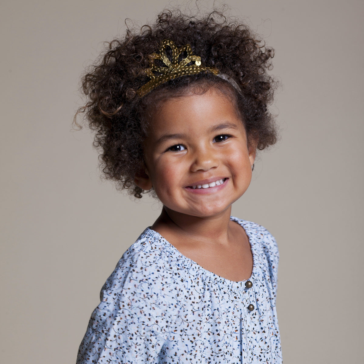 Little Girls Sparkly Princess Tiara Headband- Age 3-8