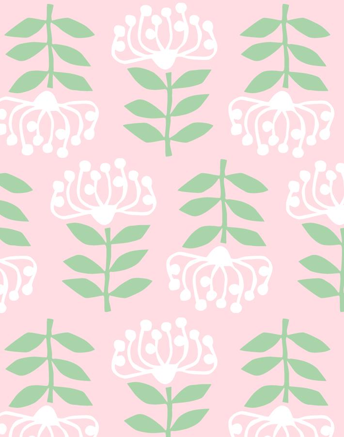 'stylized Papyrus' Wallpaper By Tea Collection - Ballet Slipper
