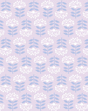 'stylized Papyrus' Wallpaper By Tea Collection - Lavender