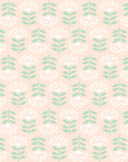 'stylized Papyrus' Wallpaper By Tea Collection - Peach