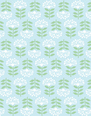 'stylized Papyrus' Wallpaper By Tea Collection - Sky