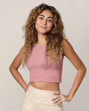 Sublime® Bamboo Hands-free Pumping Longline Bra Top | Light Mauve