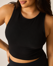 Sublime® Bamboo Hands-free Pumping Longline Bra Top | Black