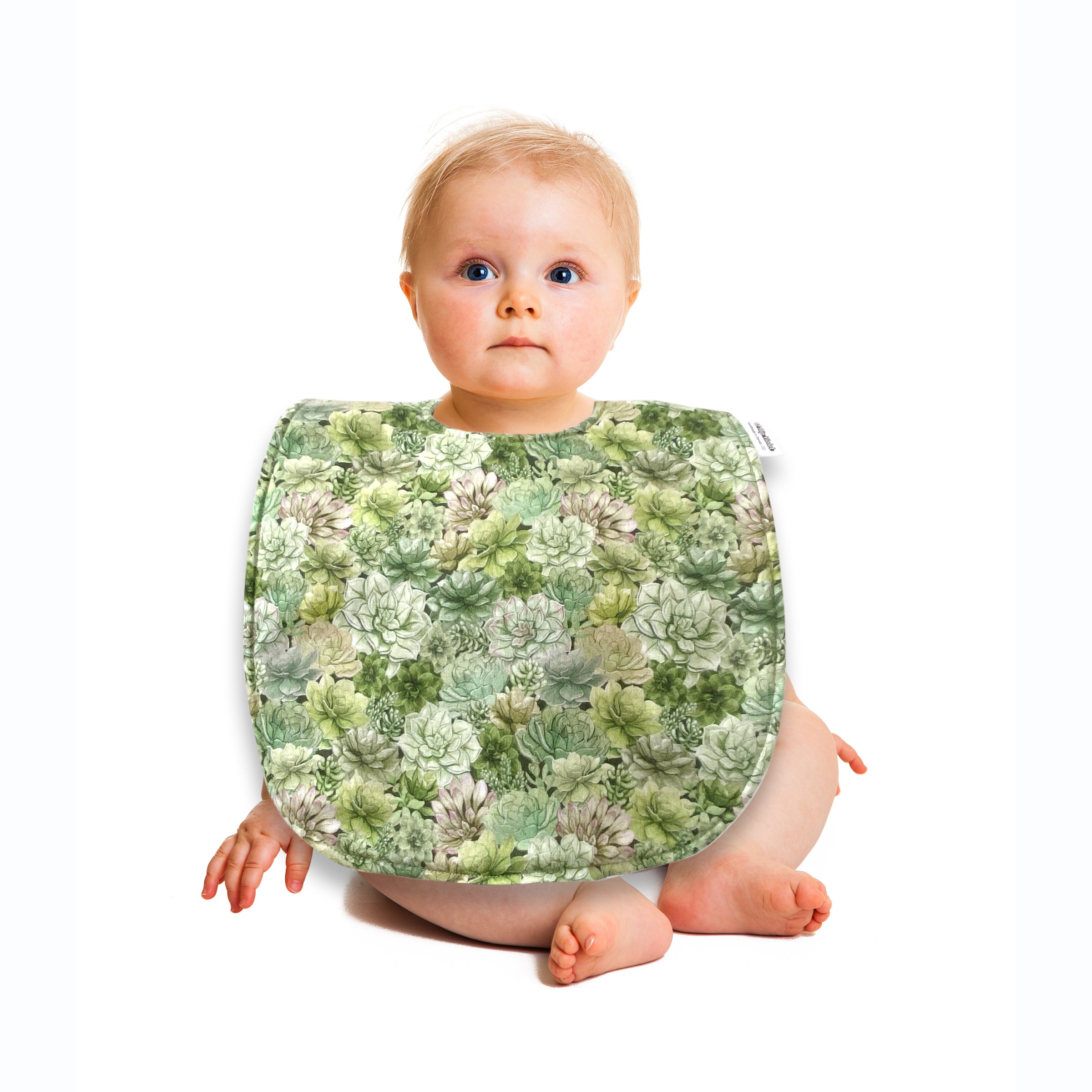 Succulent Baby Bib