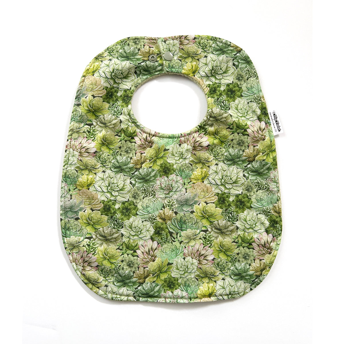 Succulent Baby Bib