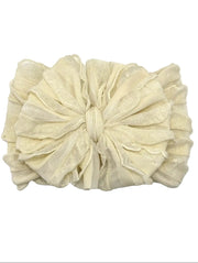 Sugar Cookie | Signature Ruffled Baby Headband